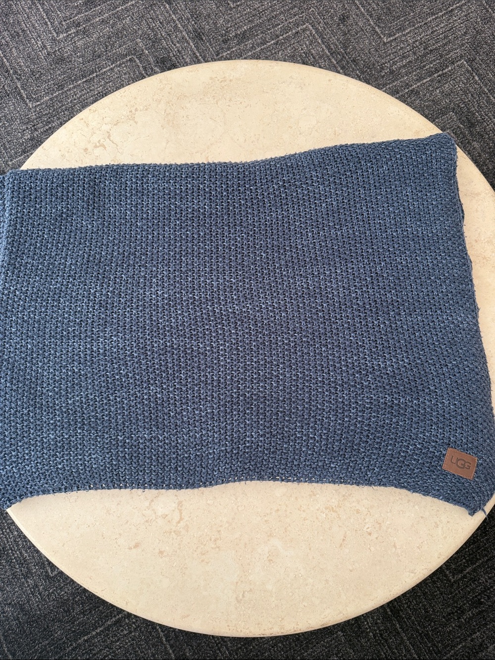 UGG Blue Throw Blanket